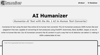 AI Humanizer - Humanize AI Text preview